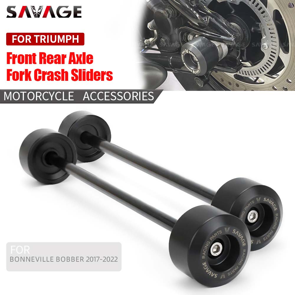 VBESTLIFE Protège Fourche Moto Carbone Slider Cadre Noir - Auto