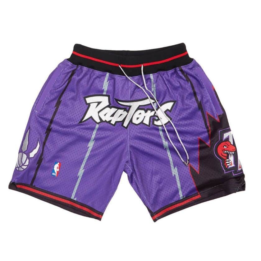 MITCHELL & NESS X JUST DON TORONTO RAPTORS SHORTS | Shopee Philippines