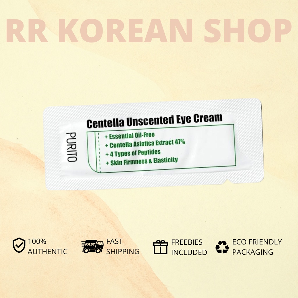 PURITO Centella Unscented Eye Cream 1ml Sachet | Shopee Philippines