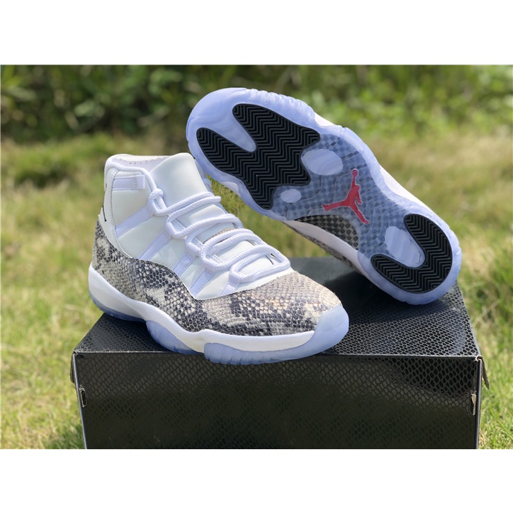 Jordan 11 snakeskin on sale grey