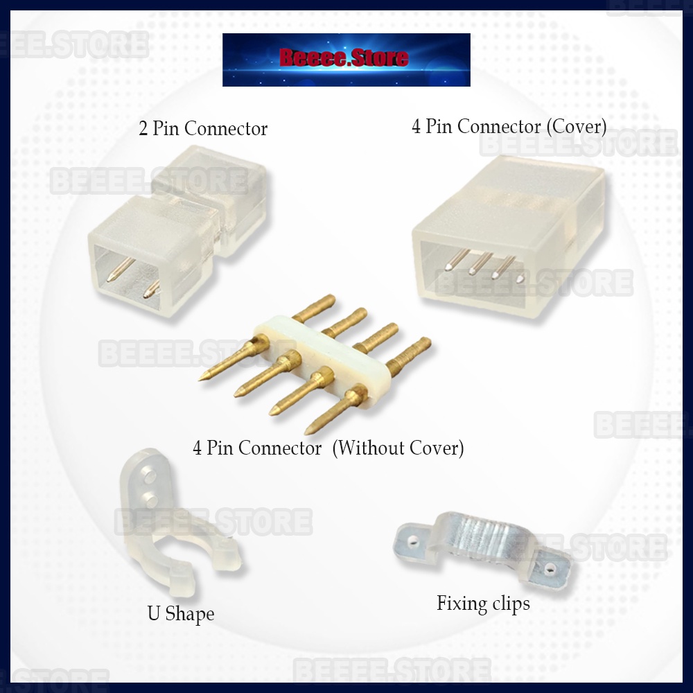 2 Pin Connector / 4 Pin Connectorfor / Fixing Clip / U Shape 2835/5730 ...