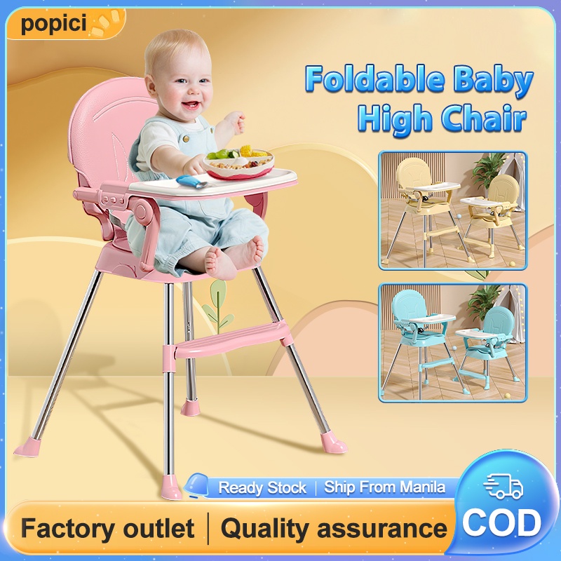 Baby Feeding High Chair Adjustable Height Table Booster Feeding Dining