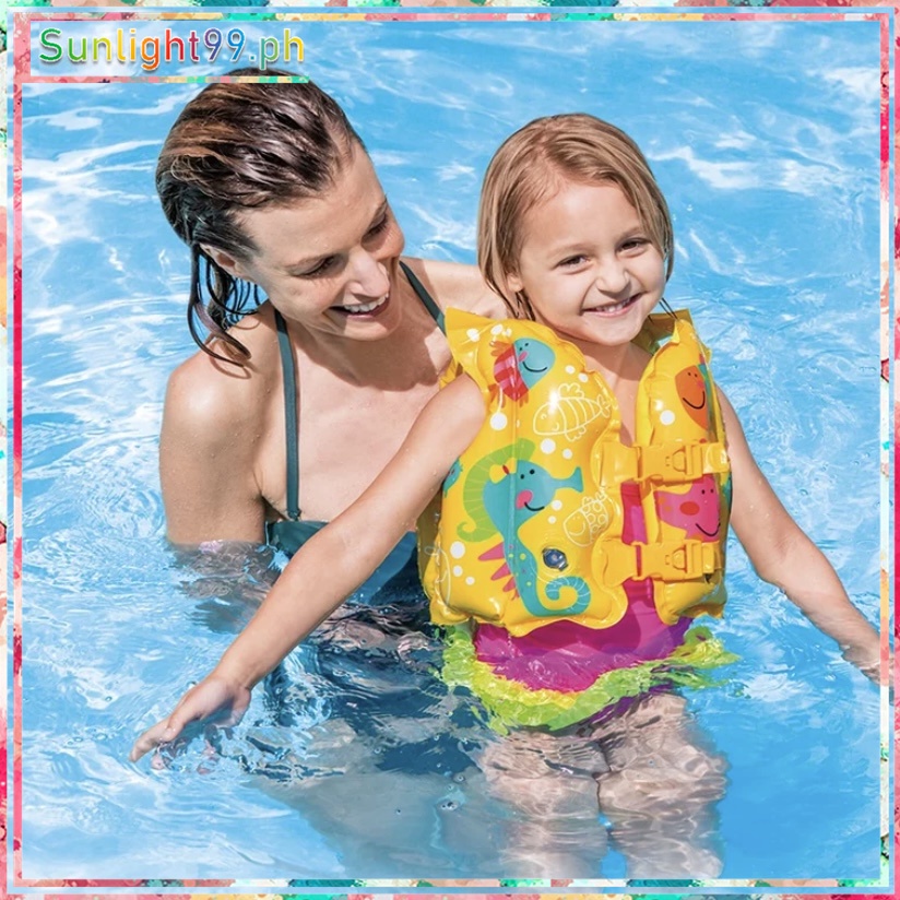 S/M/L Cartoon inflatable swim vest for kids,toddlers,safety vest,life vest,life jacket,koikoime