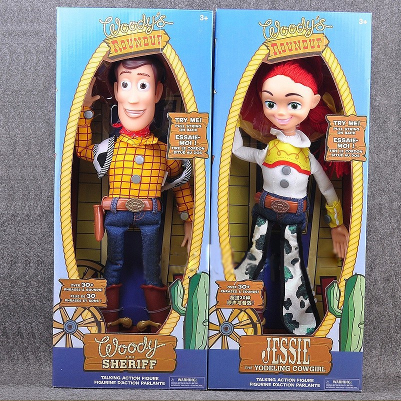 Toy Story 4 Talking Woody Jessie Buzz Lightyear Slinky Dog Forky ...