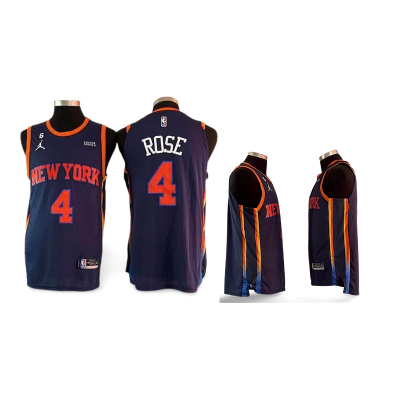 New York Knicks City Edition 2k23 4 ROSE Patch Jersey Shopee Philippines