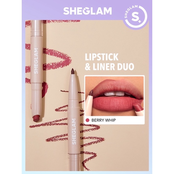 Sheglam Glam 101 Lipstick And Liner Duo 1 Most Popular In Makeup Shopee Philippines 6054