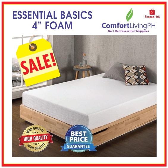 Comfort Living Comfort Foam Mattress Series 4 inch Foam with