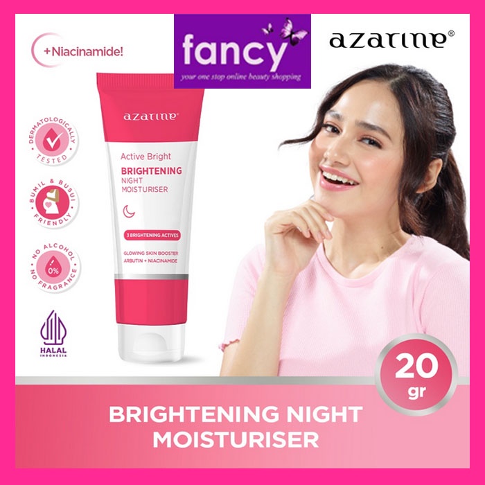 Azarine Active Bright/Easy White Night Cream+SAKURA FROM JAPAN+CENTELLA ASIATICA Shopee