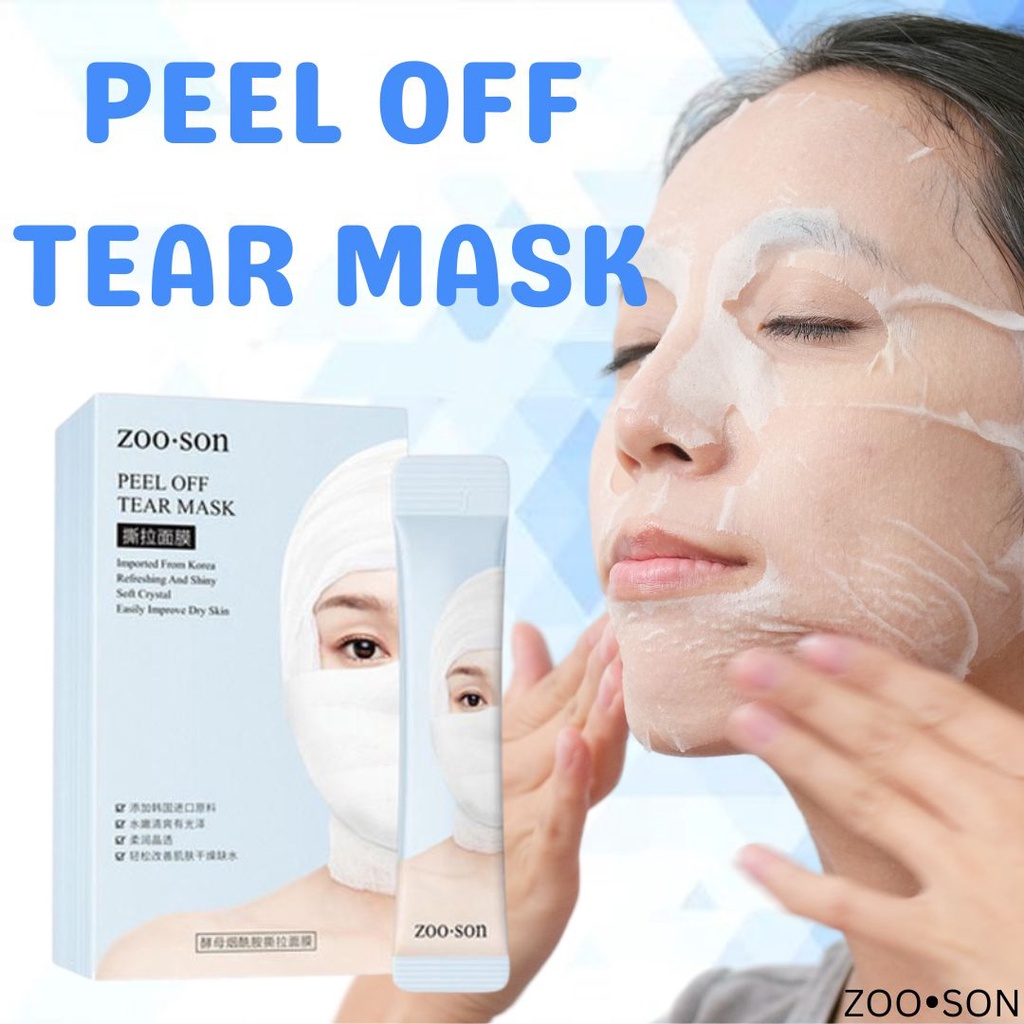 ZOOSON PEEL OFF TEAR MASK MOISTURIZING REPAIR REFRESHING MASK