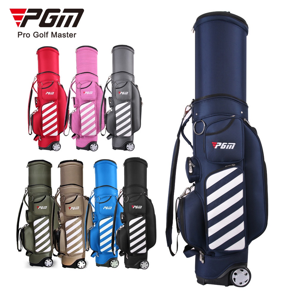 PGM Golf Bag Men's Golf Bag with Tugboat Bag Golf Telescopic Travel Bag