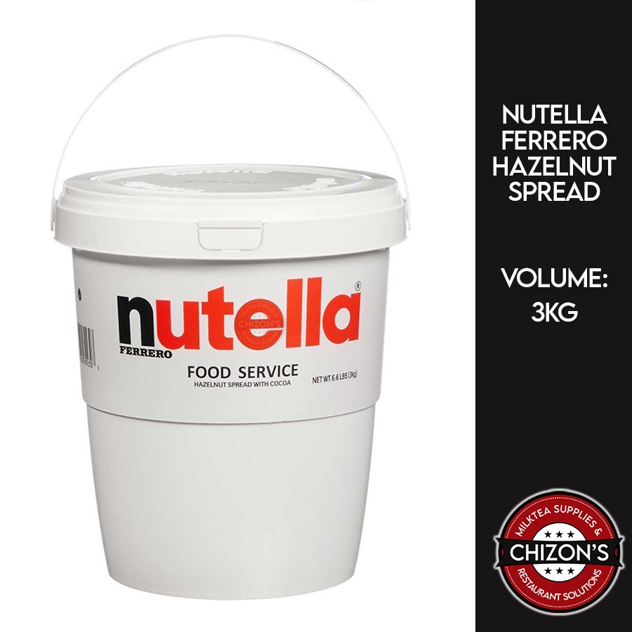 Nutella Hazelnut Spread with Cocoa 3kg | Nutella Hazelnut | Hazelnut ...