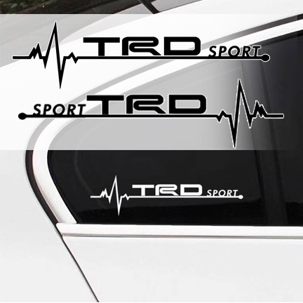 Toyota TRD Sports Decals Car Window Sticker Cut out | Shopee Philippines