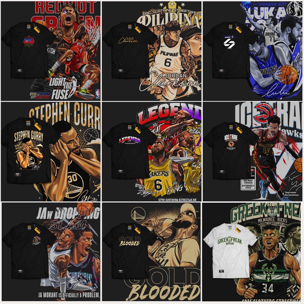 PREMIUM - BASKETBALL SHIRT COLLECTION - NBA (100% HYBRID COTTON ...