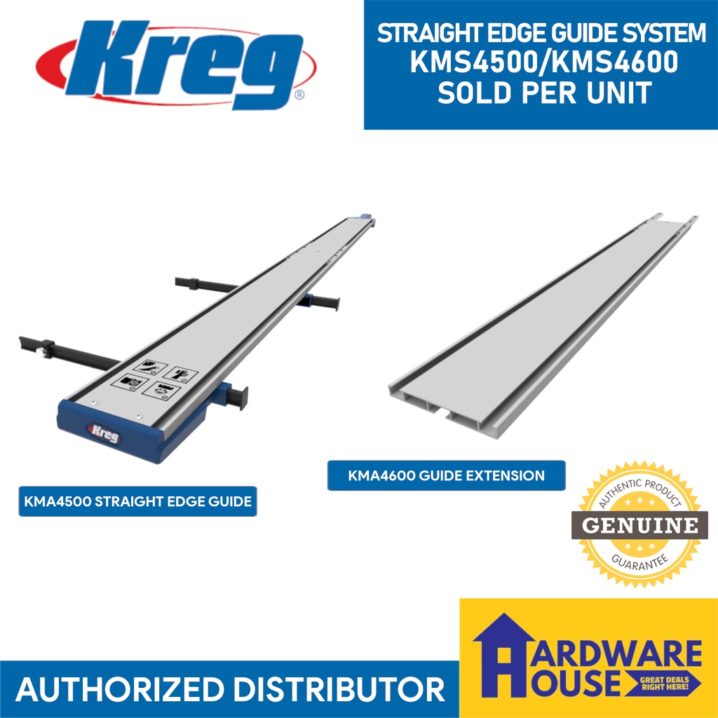 ORIGINAL KREG Straight Edge Guide Aluminum For Circular Saw Jigsaw