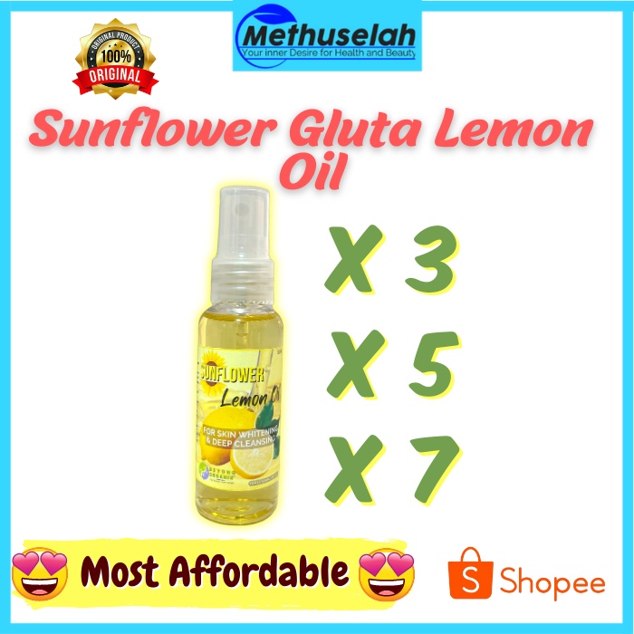 Sunflower Gluta Lemon Oil SETS (stretch mark remover, inguinal & armpit
