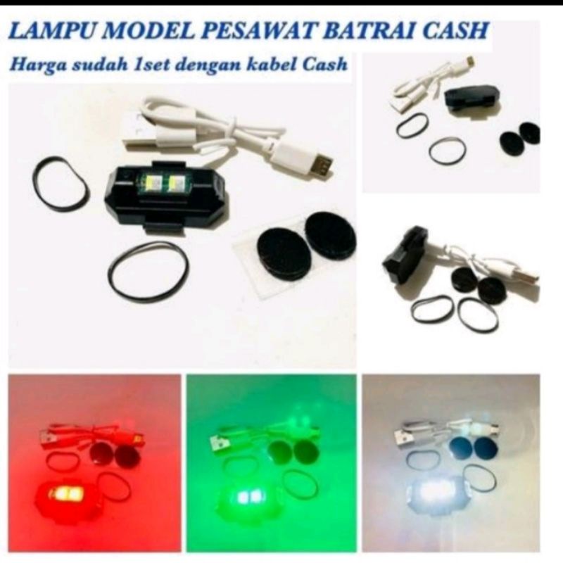 Rgb Aircraft Flashing LED Light 7-color USB Flashing Drag LED Light ...