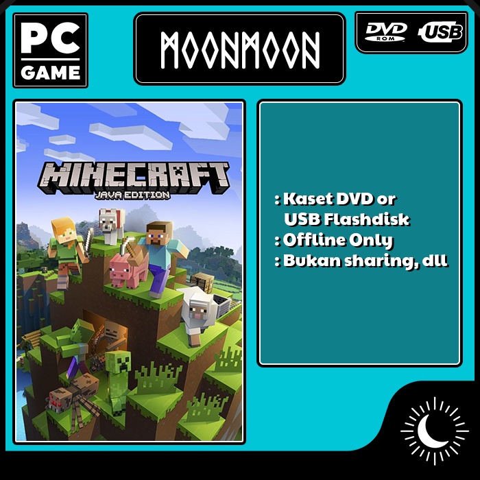 Minecraft Java Edition (2011) Up to Date Game PC Laptop | Shopee ...