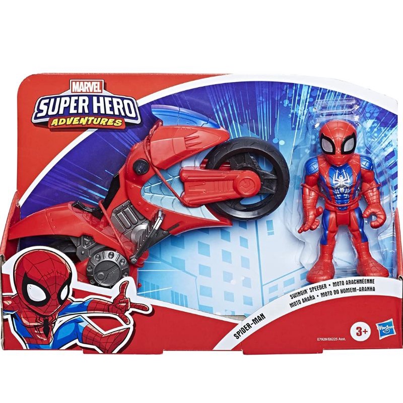 Playskool Heroes Sha Mega Mini Moto Spiderman 