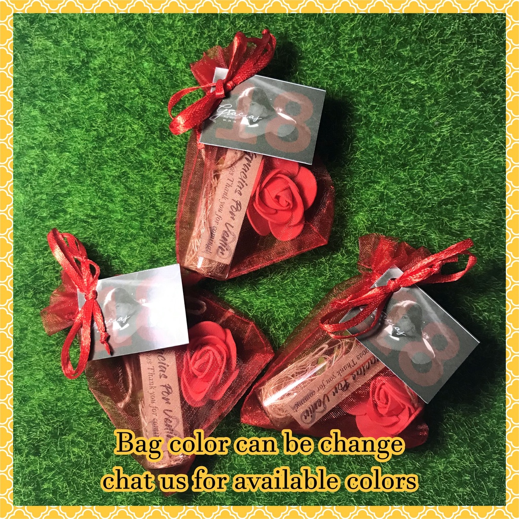 Souvenir Cork Bottle for wedding Baptism Christening birthday debut