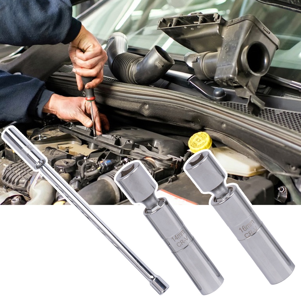 Swivel Spark Plug Socket 14/16mm 12 Angle Spark Plug