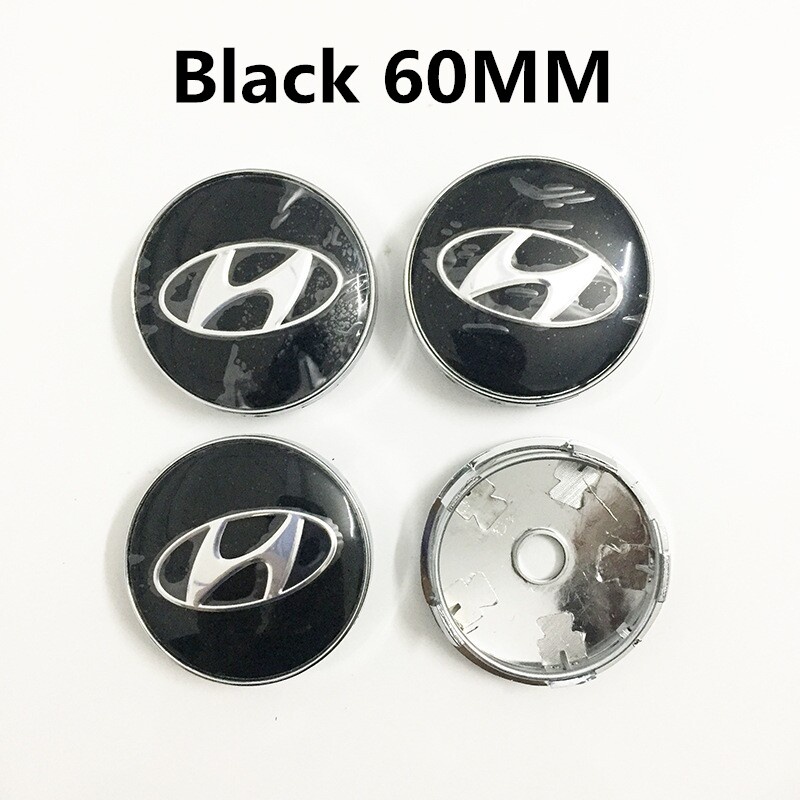 HYS 4PCs Car Wheel Hub Caps Tire Center Covers Rim Decoration Emblem