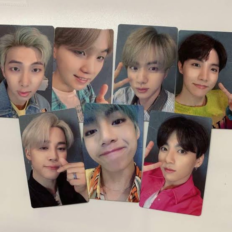 Official FAKE LOVE LIGHTS LIGHT JAPAN PHOTOCARDS BTS RM NAMJOON JIN ...