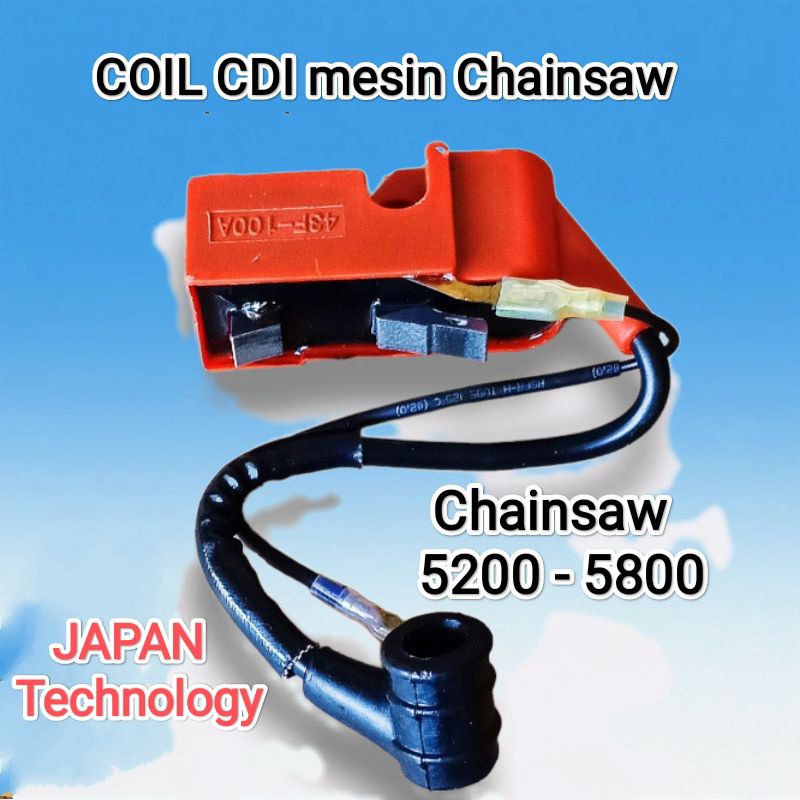MESIN Ignition Coil CDI Chainsaw 2 Stroke 520055005800 original JAPAN