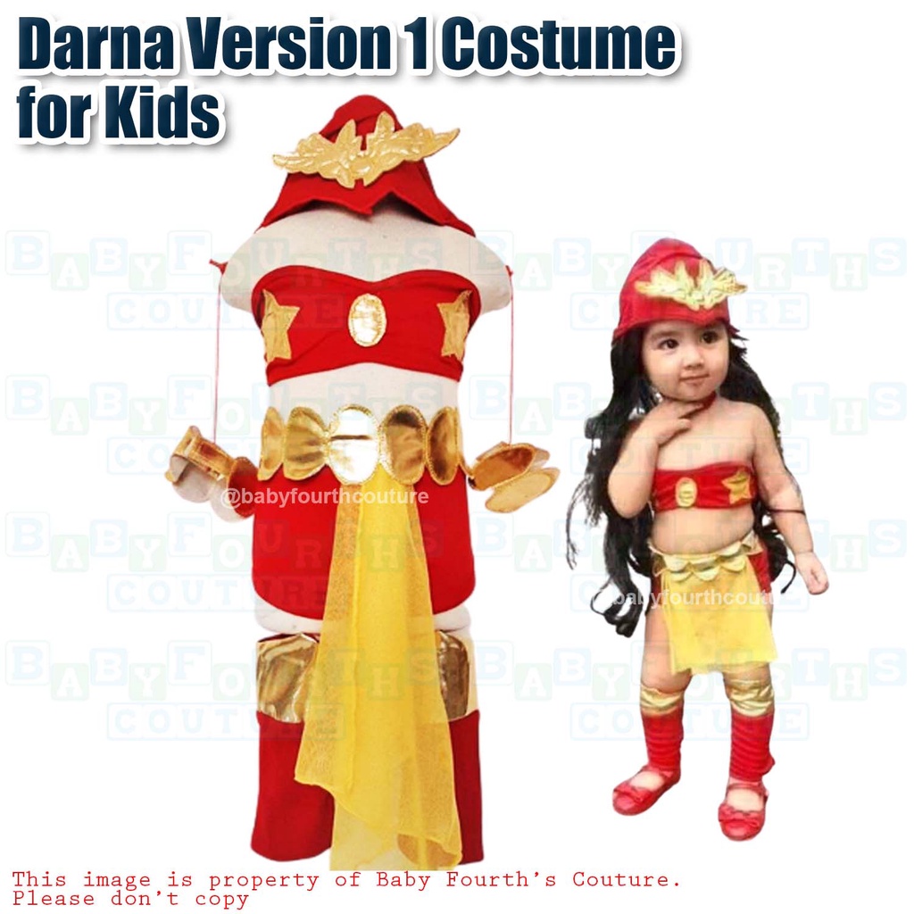 BFCM Darna Version 1 Costume for Kids | Shopee Philippines