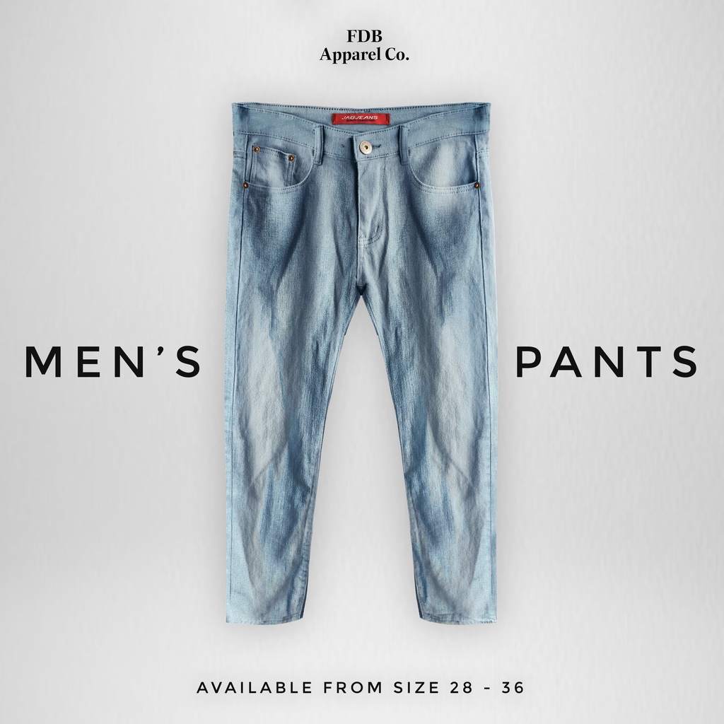 Mens Denim Maong Korean fashion aesthetic basic Colored Pants JAG Jeans