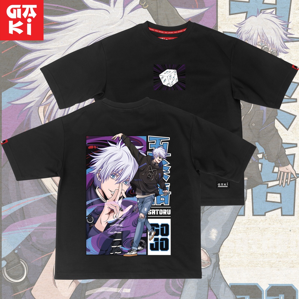 Gaki Anime Inspired Comfy Oversized Shirt Jujutsu Kaisen Satoru Gojo Shopee Philippines 6083