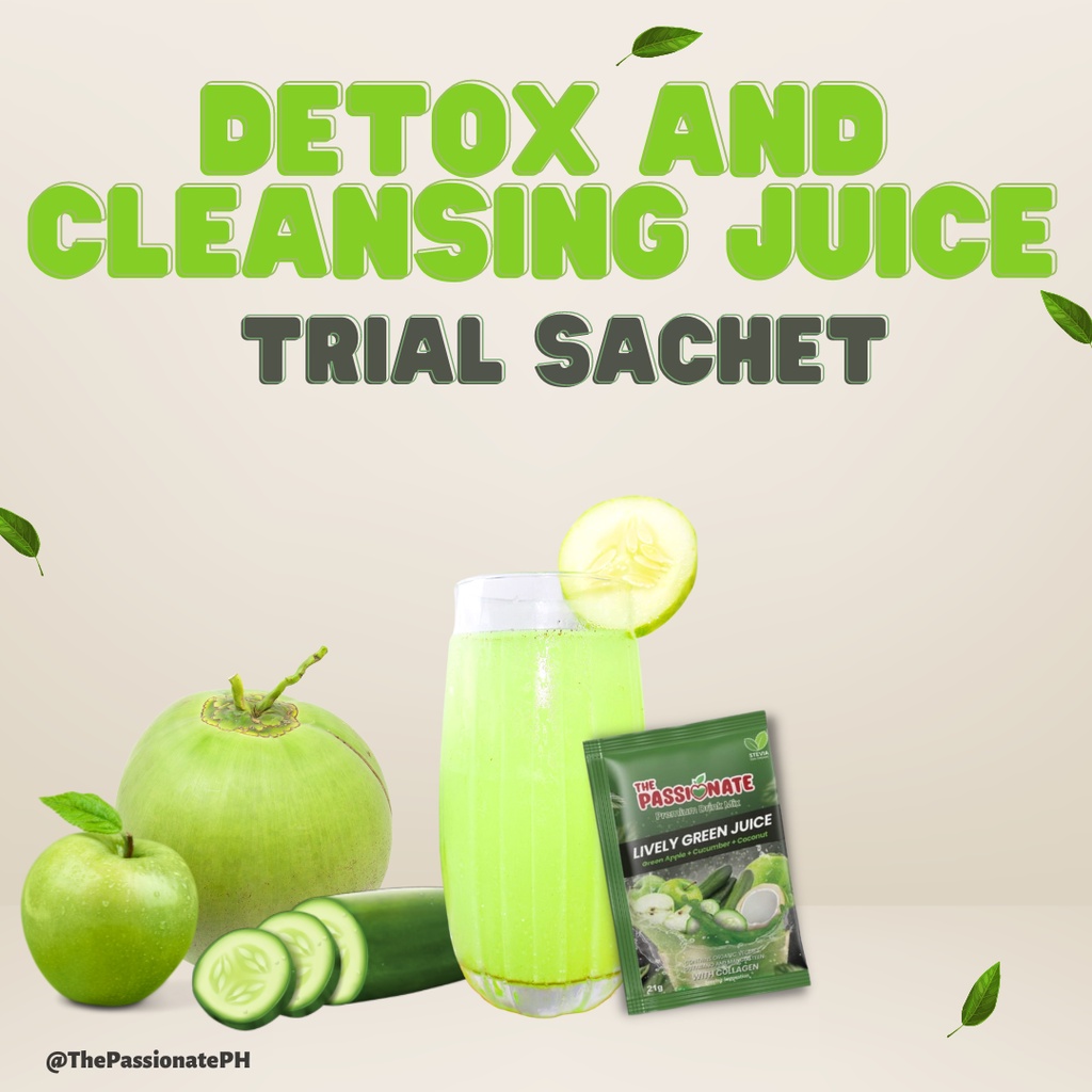 The Passionate Lively Green Juice Trial Sachet (Immune Boost, Acidic