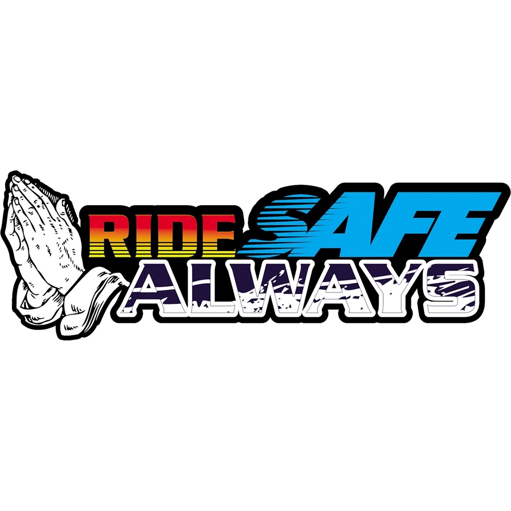 Ride Safe Always Stickers | Shopee Philippines