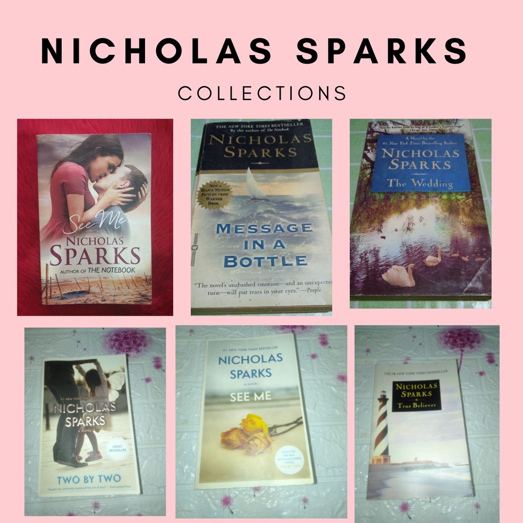 Nicholas Sparks Book Collection New and Preloved Shopee Philippines