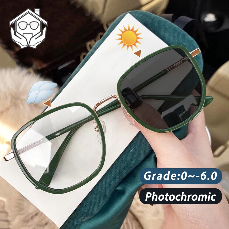 Photochromic Graded Glasses For Women Men Reading Glasses With Grade