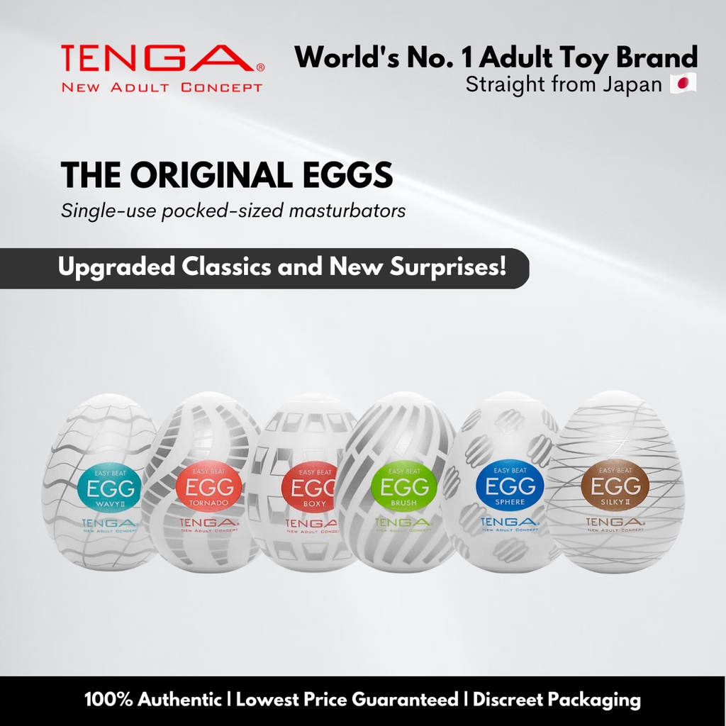 Tenga Original Egg Disposable Portable Male Masturbator Sex Toy For Men Shopee Philippines 4304