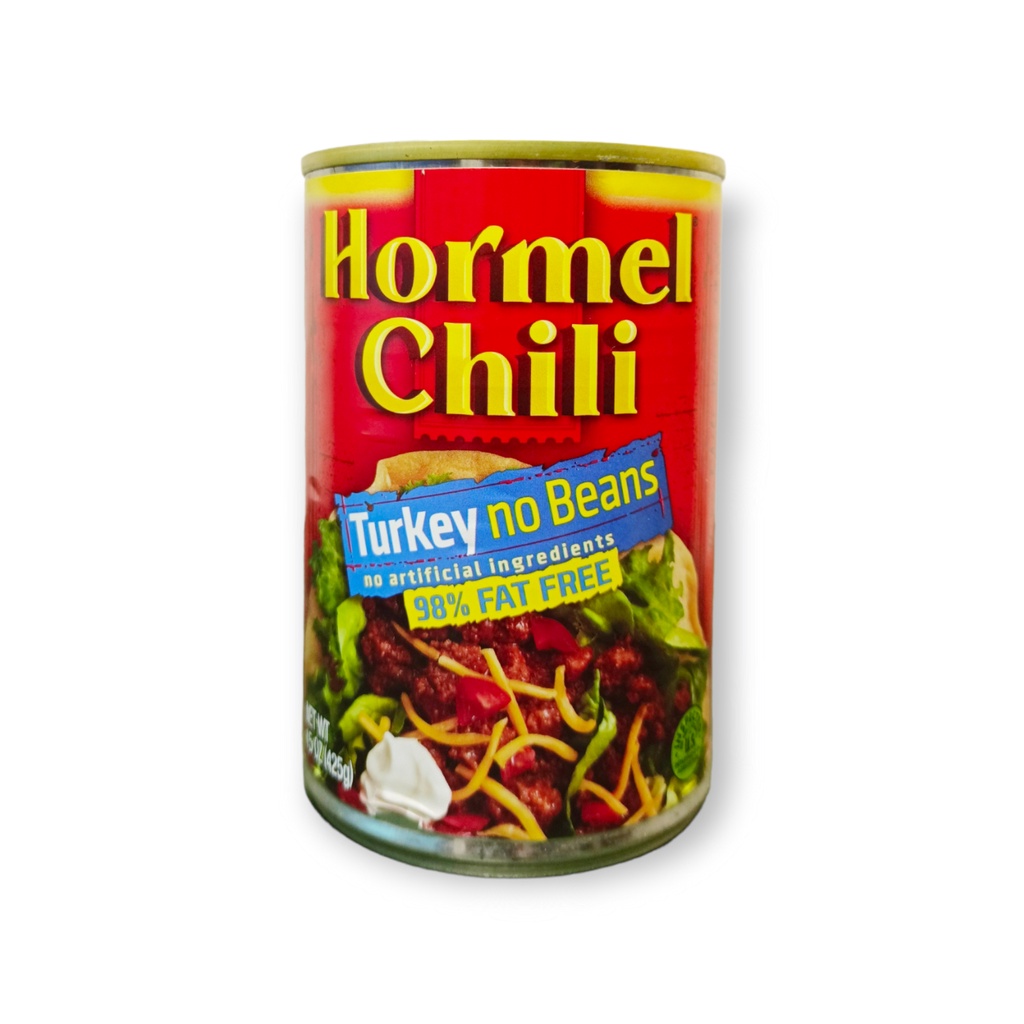 (USA) Hormel Chili Turkey No Beans. 98 Fat Free. 425 grams. Shopee