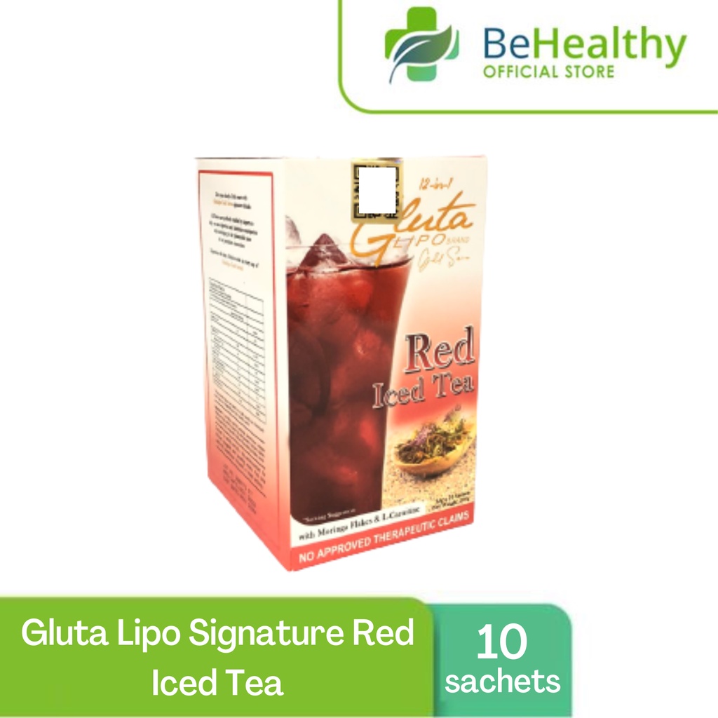 Gluta Lipo Signature Red Iced Tea Shopee Philippines
