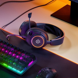 SteelSeries Arctis Nova 3 PrismSync RGB Lighting, AI Noise-Cancelling ...