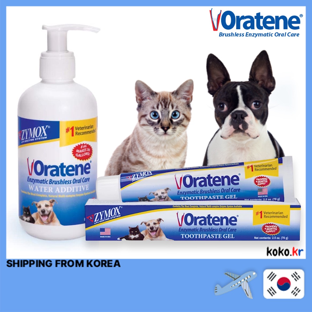 ZYMOX Oratene Brushless Toothpaste Gel for Dogs and Cats 28g 70g