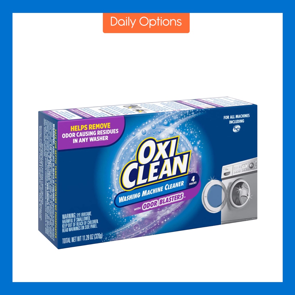 OxiClean Washing Machine Cleaner with Odor Blasters 4 Pack Shopee