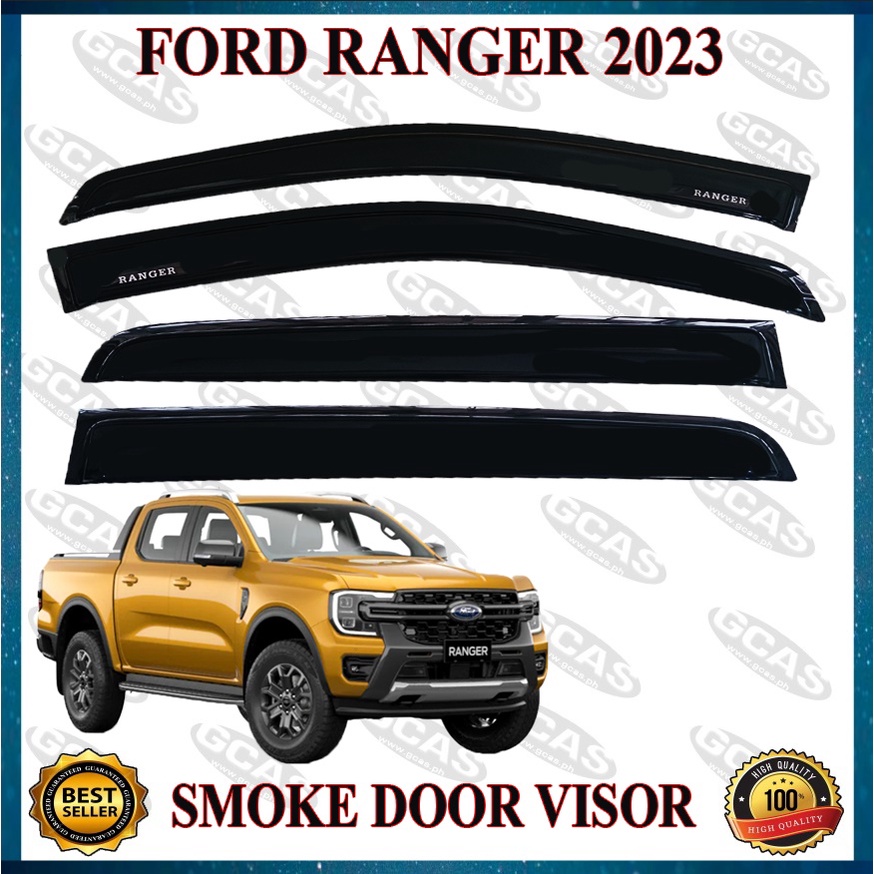 2023 2024 Ford Ranger Rain Visor, Rain gutter, Door visor, Window visor ...