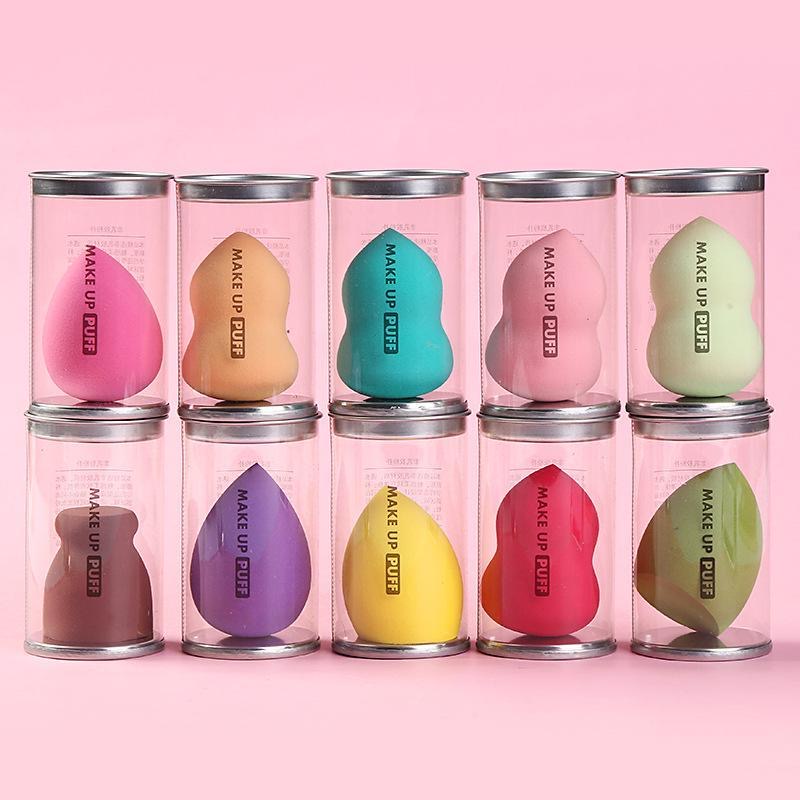 Make Up Puff Sponge with Storage Case Set / Wet and Dry Beauty Blender