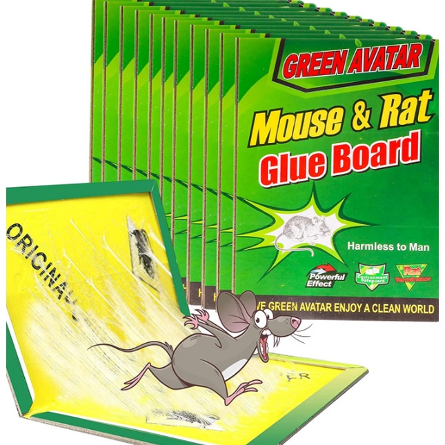 AZ 9*6 Inches Big Size Mouse trap Tennis glue books Rat Glue snare