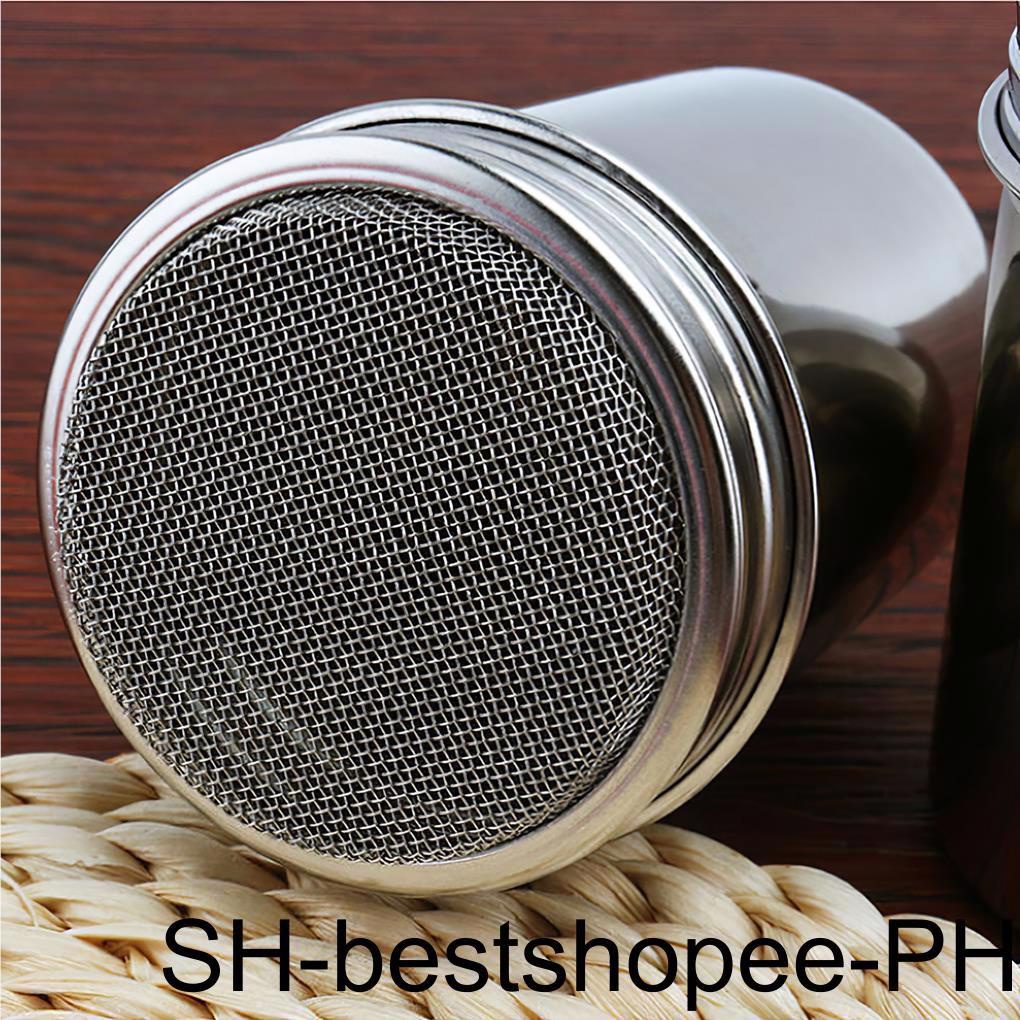 Powder Shaker Coffee Duster Stainless Steel Use to Mesh Duster Sugar