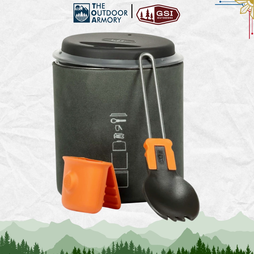 GSI Outdoors Hallulite Minimalist II Ultralight Cook Set Shopee
