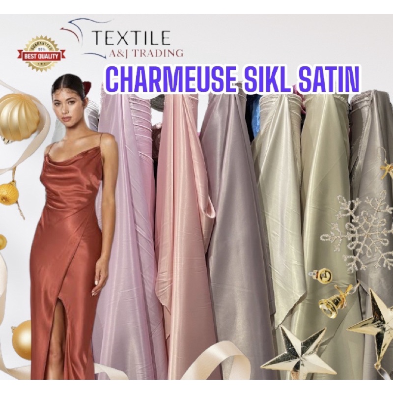 Charmeuse Silk Satin Sold Per Yards | Shopee Philippines