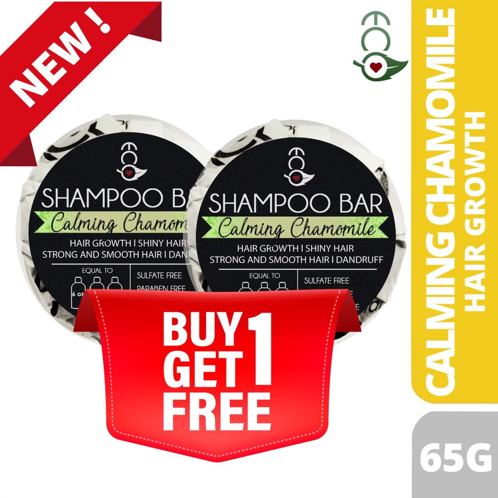 Buy 1 Take 1 Eco Premium Calming Chamomile Shampoo and Conditioner Bar