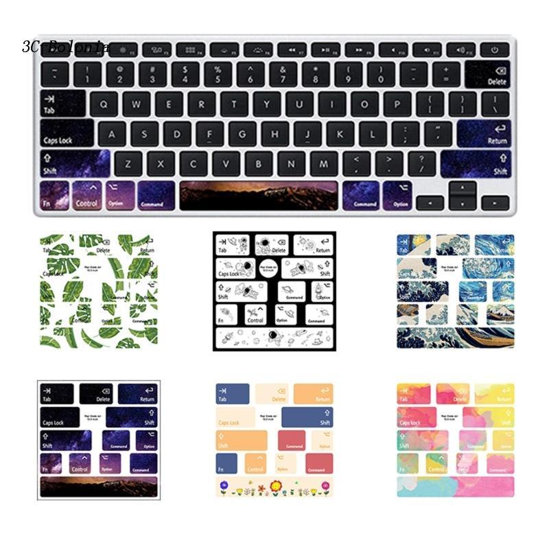 【PC】 Keyboard Skin Stickers Keyboard Tearable Button Film Cartoon Cute ...
