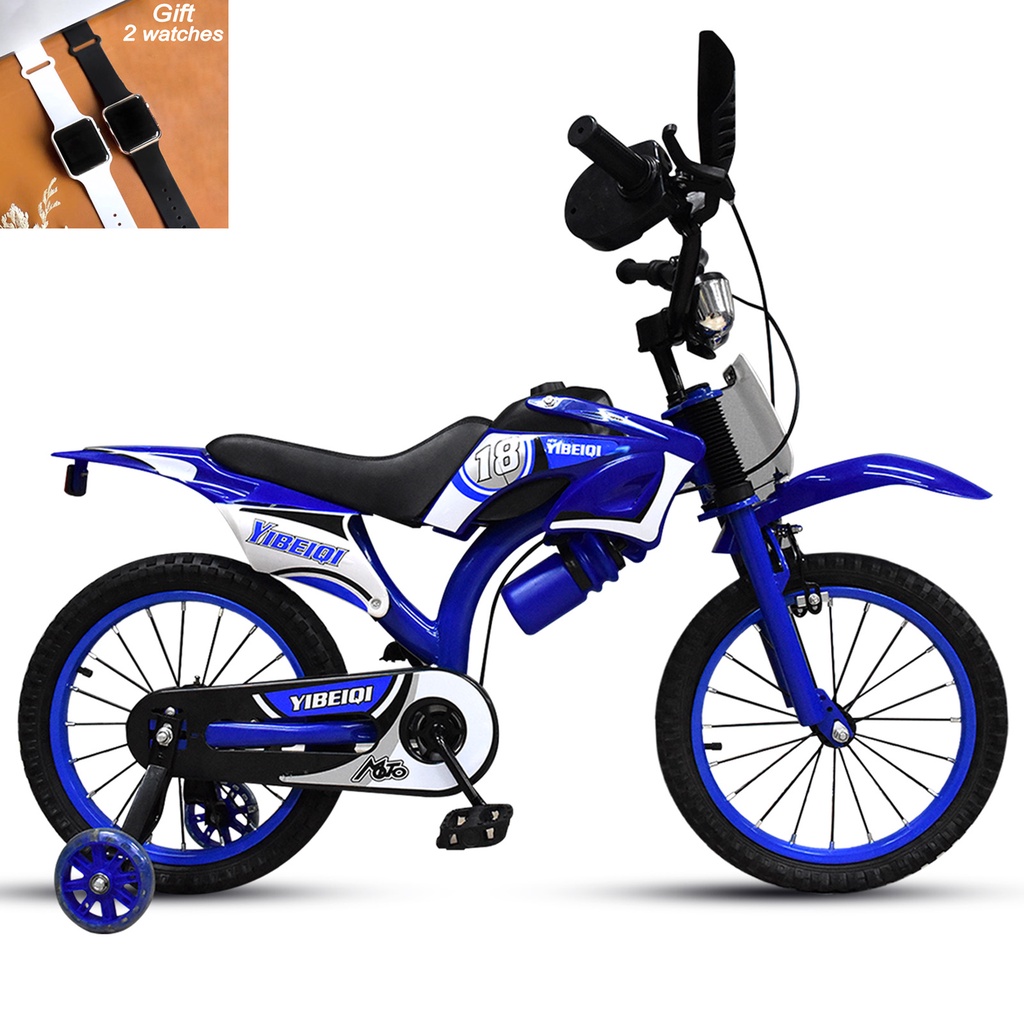 Japan Kid's Bicycle Mountain Bike 16 Inch with Auxiliary Wheels Boys