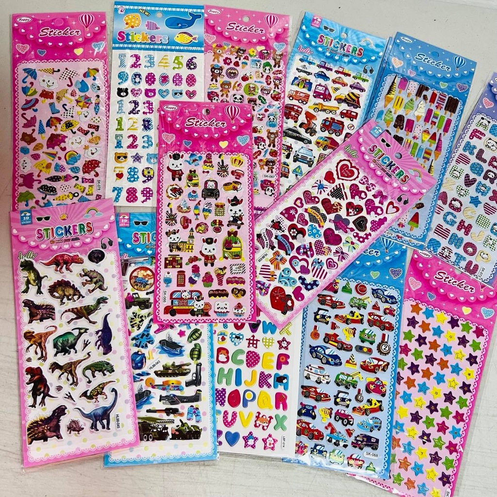 Self Adhesive Stickers Assorted Design (SOLD PER PACK) | Shopee Philippines